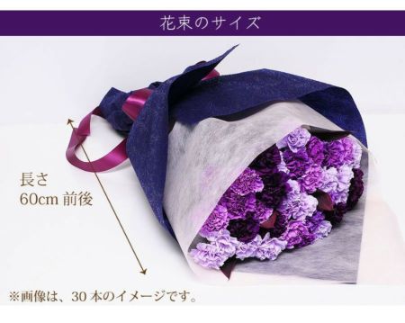 青いカーネーション ムーンダスト50本の花束 ムーンダスト 世界