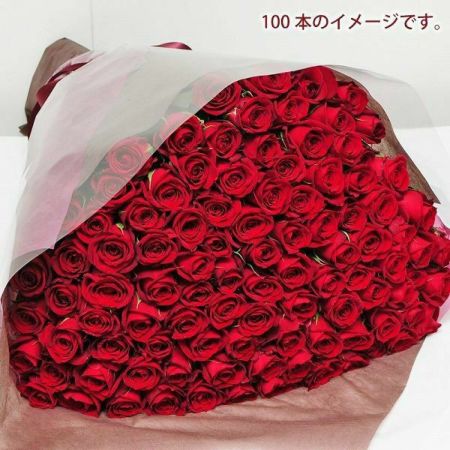 赤いバラ108本の花束 赤いバラ(薔薇・ばら)の花束 | エーデルワイス