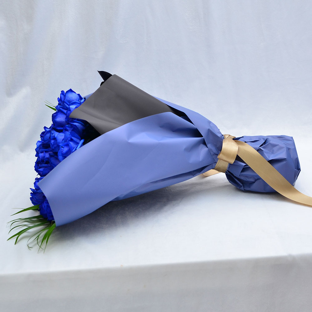 青いバラ ブルーローズ40本の花束 青い薔薇(バラ) ブルーローズの花束
