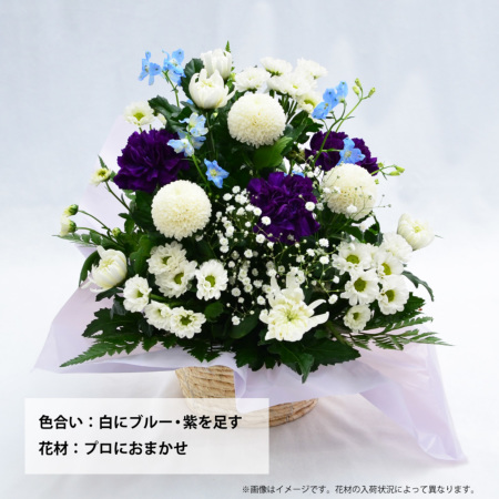 ☆KS☆　お供え花アレンジメント お供え花 アレンジメント ホワイト S | アレンジメントなら