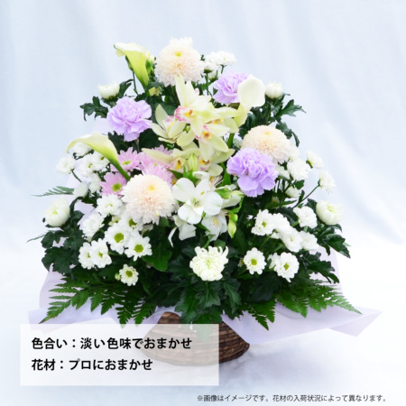 デザイナーズお供えアレンジメントMサイズ お盆の花(新盆花・初
