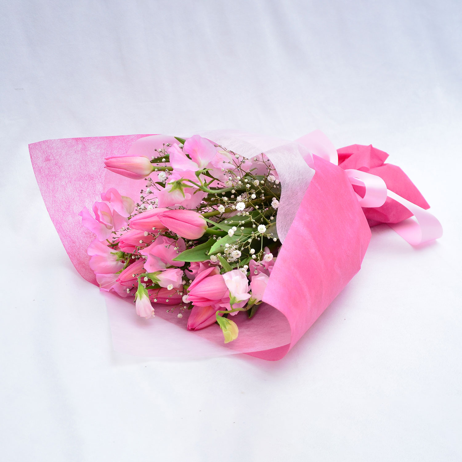 春の花束 Mサイズ 春の花贈り | エーデルワイス【花の贈り物