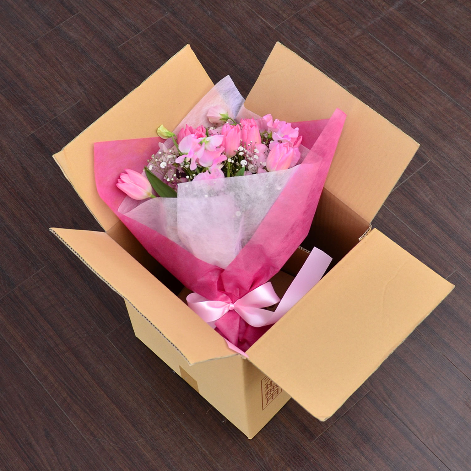 春の花束 Mサイズ 春の花贈り | エーデルワイス【花の贈り物